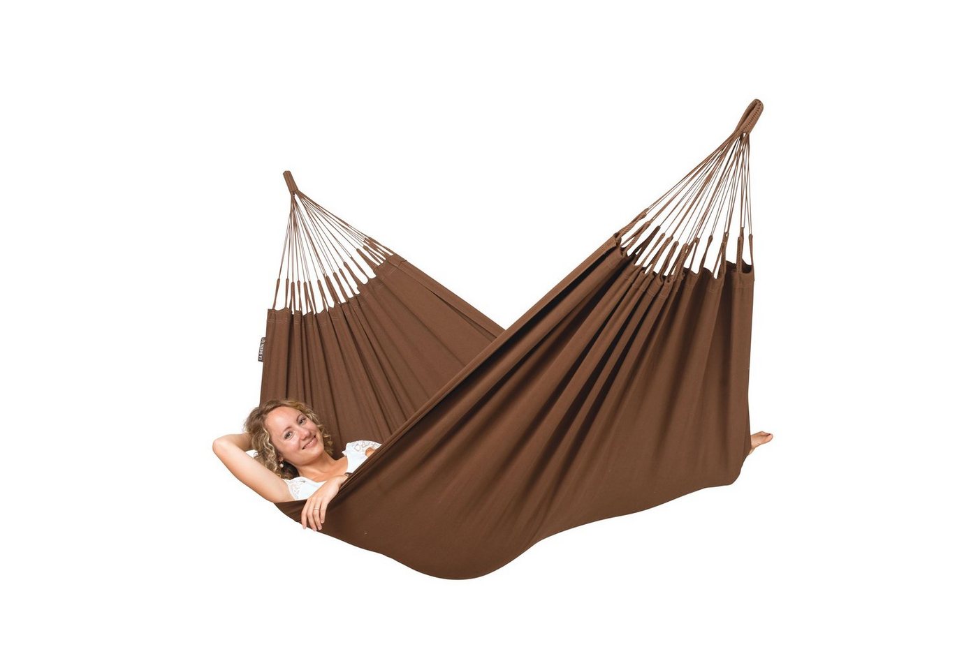 La Siesta Hängematte Single Hängematte Modesta arabica braun von La Siesta Bio Baumwolle, Hochwertige Qualität von La Siesta