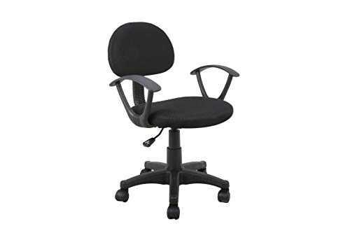 La Silla Española Elche Bürostuhl, Stoff, schwarz, 55 x 56 x 80,5-90,5 cm von La Silla Española