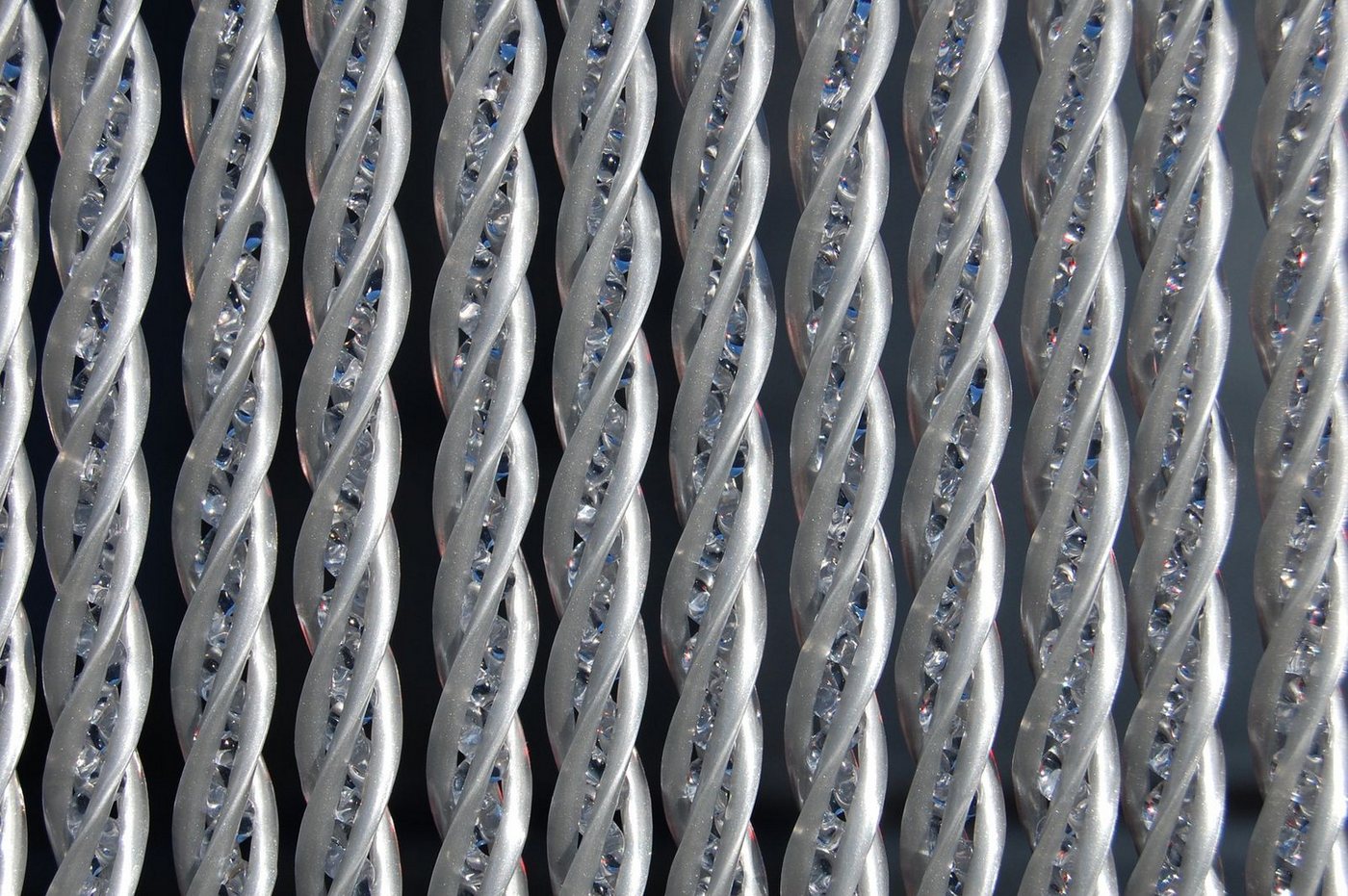 La Tenda Insektenschutz-Vorhang Türvorhang Pro XL BELLANO 5 Größe: 100x250cm Farbe: silber grau von La Tenda