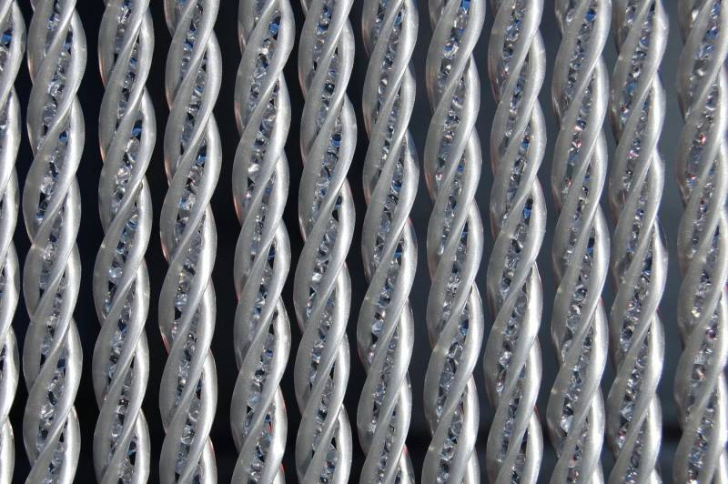 La Tenda Insektenschutz-Vorhang Türvorhang Pro XL BELLANO 5 Größe: 100x250cm Farbe: silber grau von La Tenda