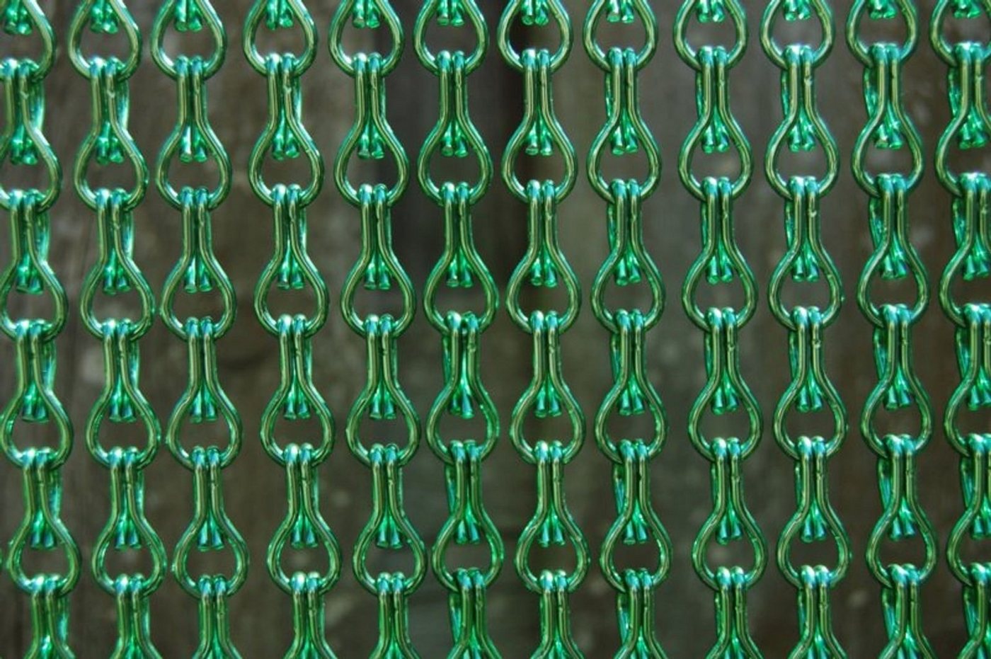 La Tenda Türvorhang ALUSAX 5 Kettenvorhang grün, Hakenaufhängung, transparent, 90 x 210 cm, Aluminium - Länge und Breite individuell kürzbar La Tenda Türvorhang ALUSAX 5 Kettenvorhang grün, Hakenaufhängung, transparent, 90 x 210 cm, Aluminium - Länge und Breite individuell kürzbar von La Tenda