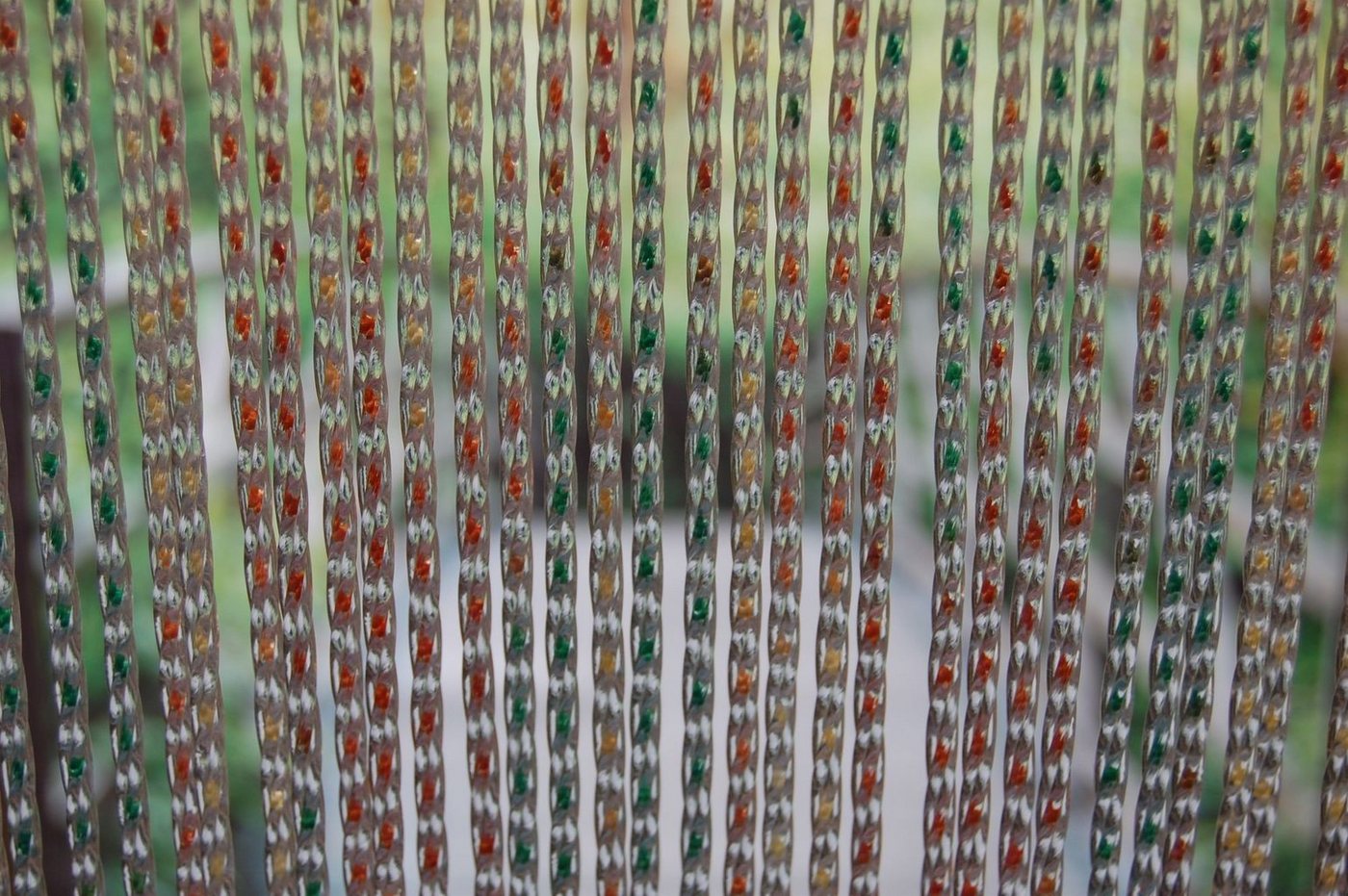 La Tenda Insektenschutz-Vorhang Türvorhang LAZIO 2 Streifenvorhang bunt, 90 x 210 cm, PVC - Länge und Breite individuell kürzbar von La Tenda