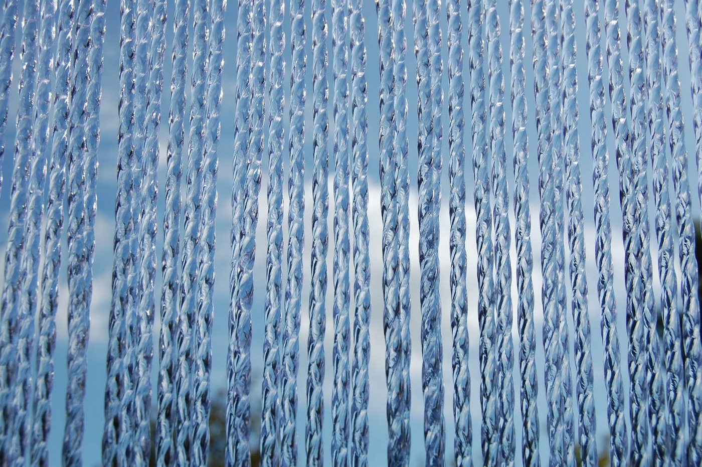 La Tenda Insektenschutz-Vorhang La Tenda RIMINI 1 Streifenvorhang transparent, 90 x 210 cm, PVC - Länge und Breite individuell kürzbar von La Tenda