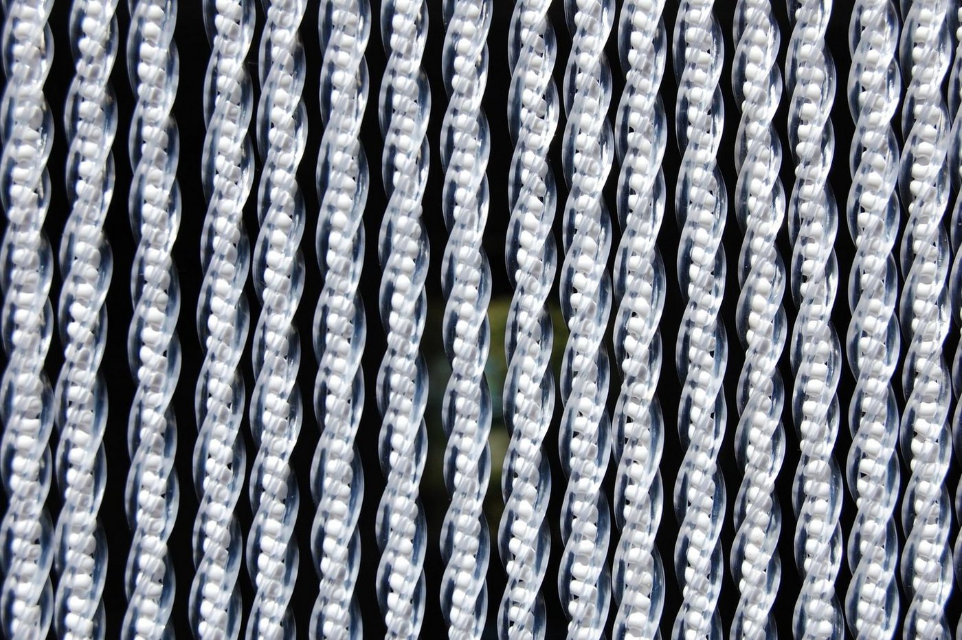 La Tenda Insektenschutz-Vorhang La Tenda CORTONA 2 XL Streifenvorhang weiß, 120 x 230 cm, PVC - Länge und Breite individuell kürzbar von La Tenda