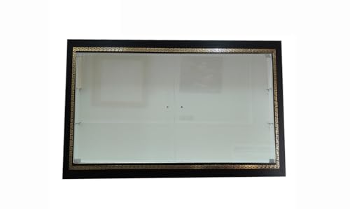 La Torre Hängende Vitrine im klassischen Stil mit Glastüren Klassischer Rahmen Flaschenhalter nach Maß VTCapri/N 50 x 70 cm von La Torre