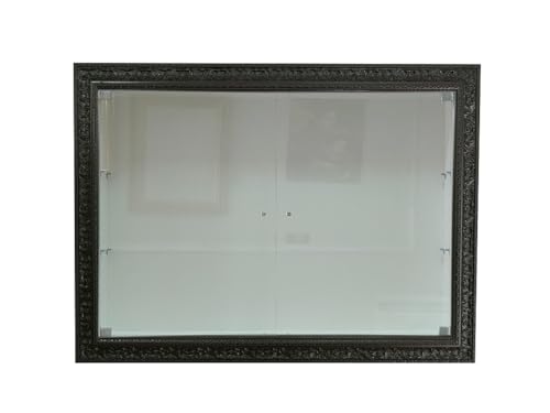 La Torre Hängende Vitrine im klassischen Stil mit Glastüren Klassischer Rahmen Flaschenhalter nach Maß VTD621N 60 x 120 cm von La Torre