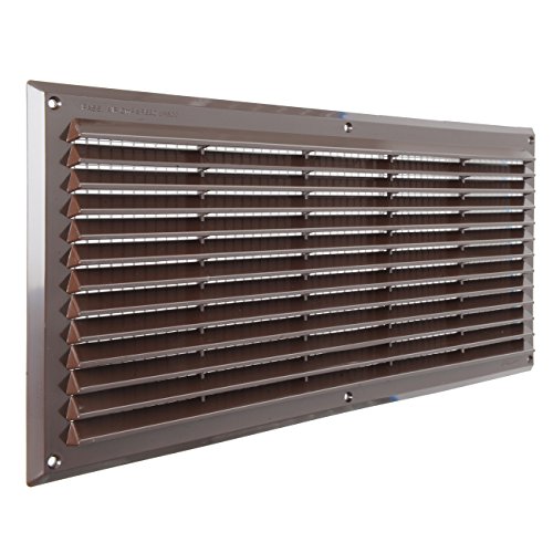 Die Belüftung ar5023 m-y Gitter Kunststoff rechteckig überlappende, braun, 500 x 227 mm von La Ventilazione