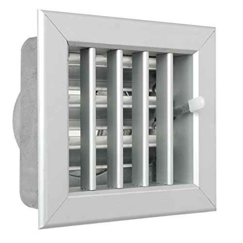 La Ventilazione GCSIAL1413080 Einbaulüftungsgitter für Kamine, Aluminium, 140 x 130 mm von La Ventilazione