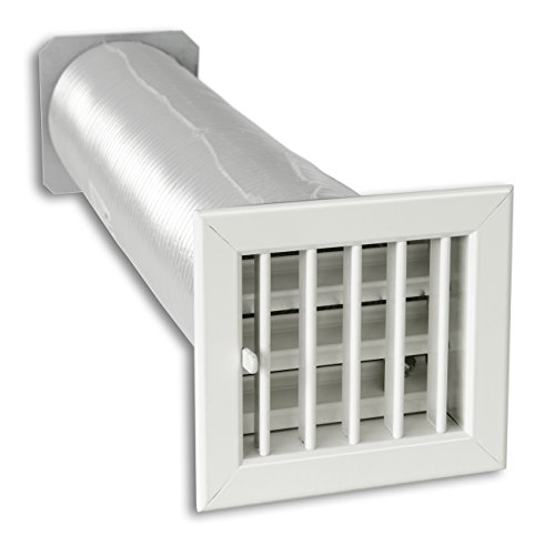 Die Belüftung kitgcsib1413100-y kitgcsib1413100 Kit Gitter für Kamine, Aluminium lackiert 140 x 130 mm, weiß von La Ventilazione