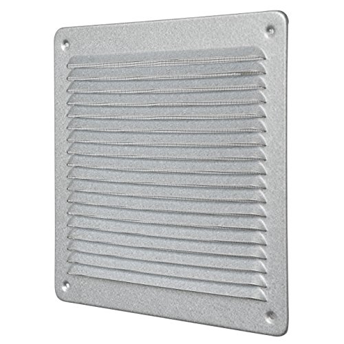 La Ventilazione LAR2323ZK Lüftungsgitter quadratisch Auflagegitter Aluzink 228x228mm von La Ventilazione
