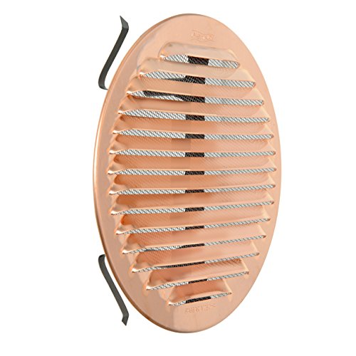 La Ventilazione GRATU160R Universal-Gitter mit Federn, Kupfer, Durchmesser 175 mm von La Ventilazione