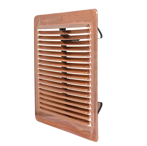 La Ventilazione LAM2323RA-Y LAM2323RA Lüftungsgitter quadratisch mit Federn, Kupfer, 228 x 228 mm, Kupferfarben von La Ventilazione