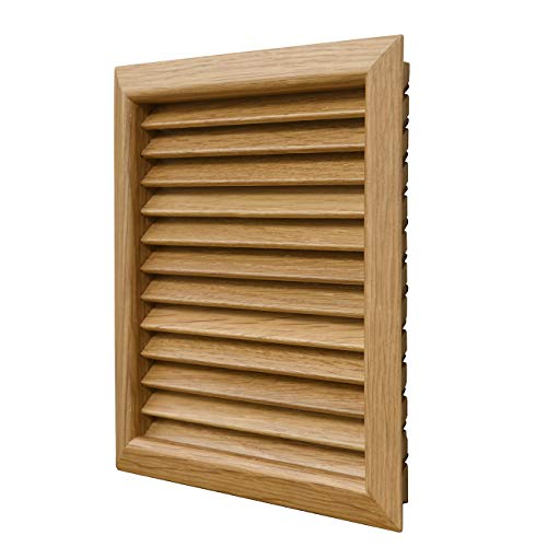 La Ventilazione LGES160QL Quadratisches Lüftungsgitter Eiche lackiert 172 x 172 mm von La Ventilazione