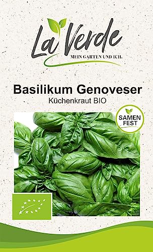 Basilikum Genoveser BIO Kräutersamen von La Verde MEIN GARTEN UND ICH.