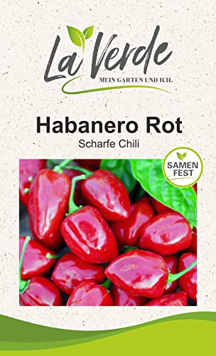 Habanero Rot Peperonisamen von La Verde MEIN GARTEN UND ICH.