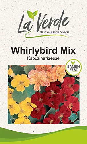 Kapuzinerkresse Whirlybird Mix Blumensamen von La Verde MEIN GARTEN UND ICH.