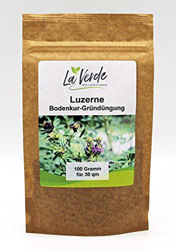 Luzerne 100 Gramm Samen - Bodenkur von La Verde MEIN GARTEN UND ICH.