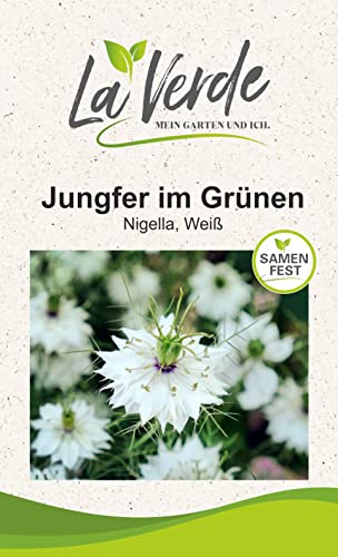 Nigella Weiß Blumensamen von La Verde MEIN GARTEN UND ICH.