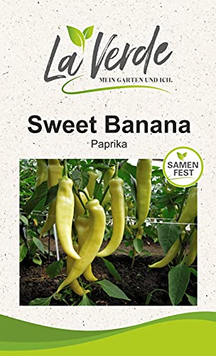 Sweet Banana Paprikasamen von La Verde MEIN GARTEN UND ICH.