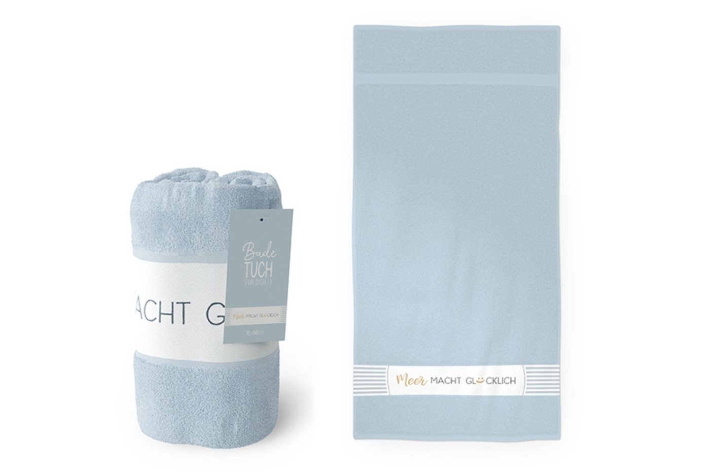 La Vida Geschenk für Dich Badetuch La Vida Badetuch für Dich, Serie Maritim, 100% Baumwolle von La Vida Geschenk für Dich