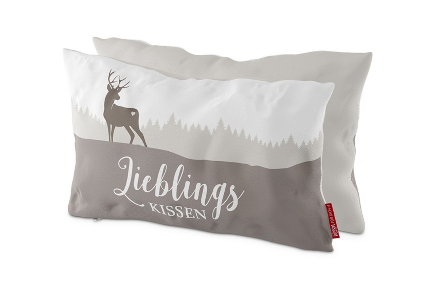 La Vida Geschenk für Dich Dekokissen La Vida Dekokissen "Lieblingskissen", Kissenhülle mit Füllung von La Vida Geschenk für Dich