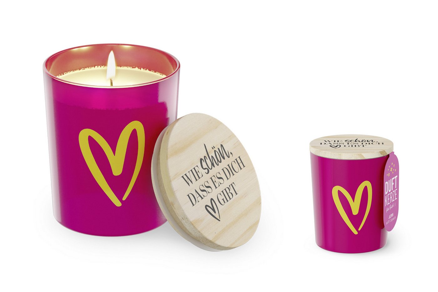La Vida Duftkerze Kerze Duftkerze im Glas mit Deckel Jasminduft Geschenk la vida Herz La Vida Duftkerze Kerze Duftkerze im Glas mit Deckel Jasminduft Geschenk la vida Herz von La Vida
