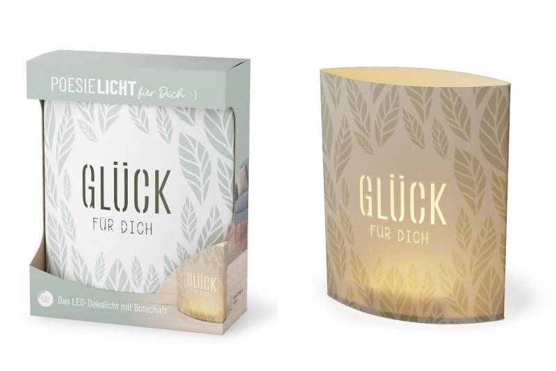La Vida LED Dekolicht Deko Lampe Leuchte Batterie Poesielicht für Dich La Vida Serie Relax, LED fest integriert von La Vida