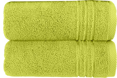 La Vida Premium Duschtuch-Set 2-teilig Grün, 100% Frottee-Baumwolle, 480g/m², weich und saugstark, fürs Badezimmer, Oeko-Tex 100 Zertifiziert, 2 x Duschtuch 70x140 cm von La Vida