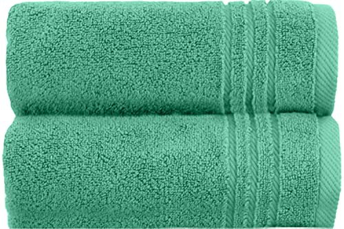 La Vida Premium Handtuch-Set 2-teilig Mint, 100% Frottee-Baumwolle, 480g/m², weich und saugstark, fürs Badezimmer, Oeko-Tex 100 Zertifiziert, 2 x Handtuch 50x100 cm von La Vida
