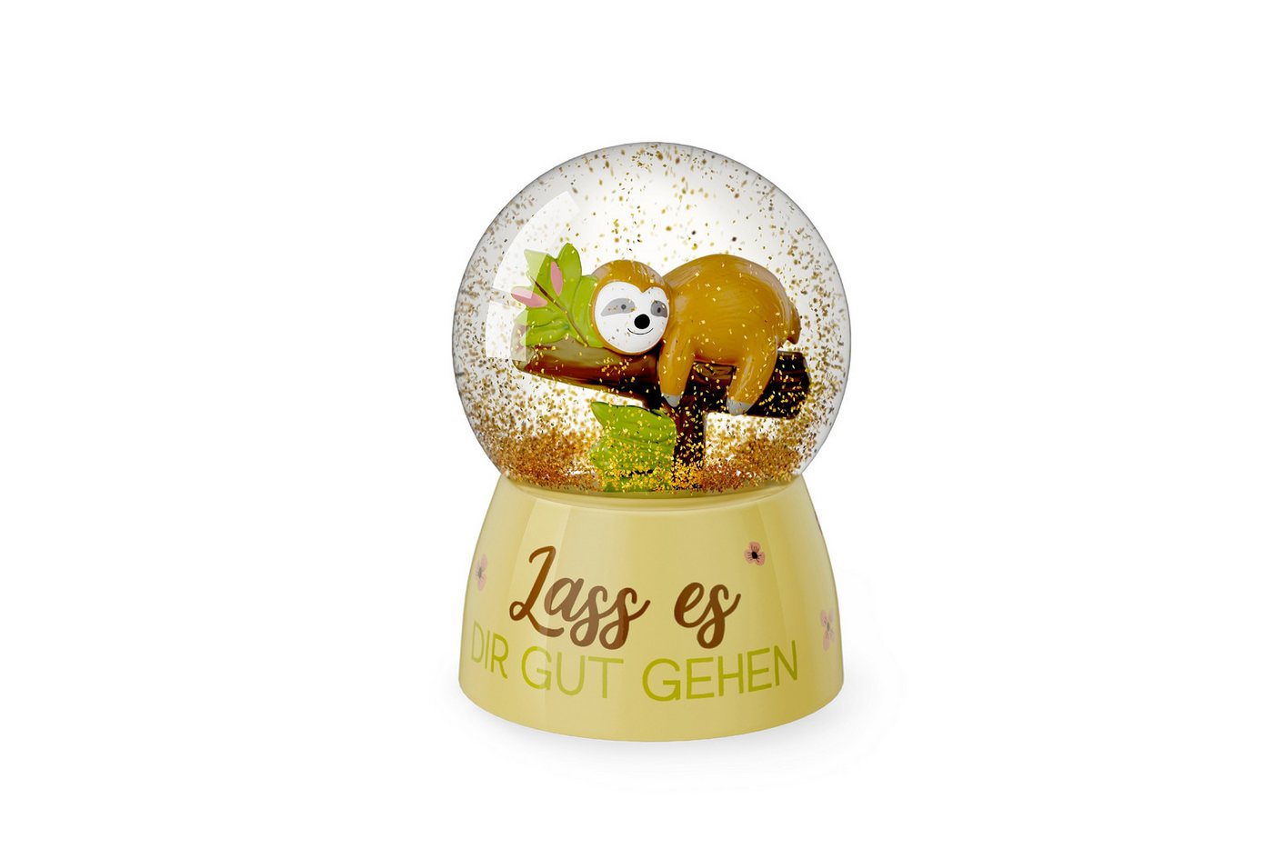 La Vida Schneekugel Schneekugel Glitzerkugel für Dich) Geschenk la vida Faultier 7006771 von La Vida