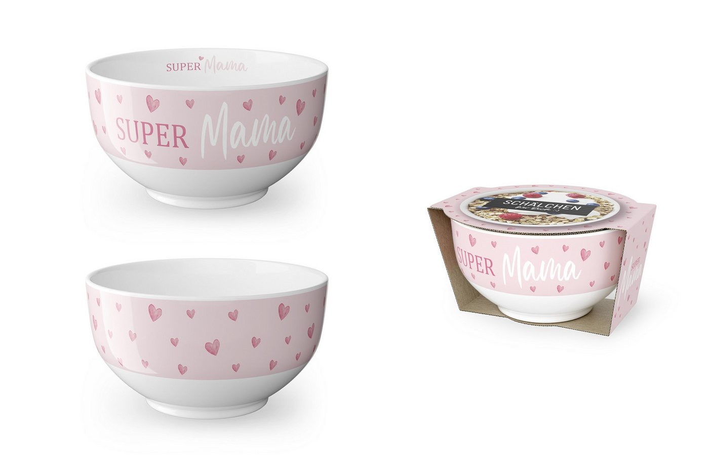 La Vida Schüssel Müsli-Salat-Dessert-Schale Schüssel Bowl la vida Geschenk Supermama, Material: Porzellan La Vida Schüssel Müsli-Salat-Dessert-Schale Schüssel Bowl la vida Geschenk Supermama, Material: Porzellan von La Vida