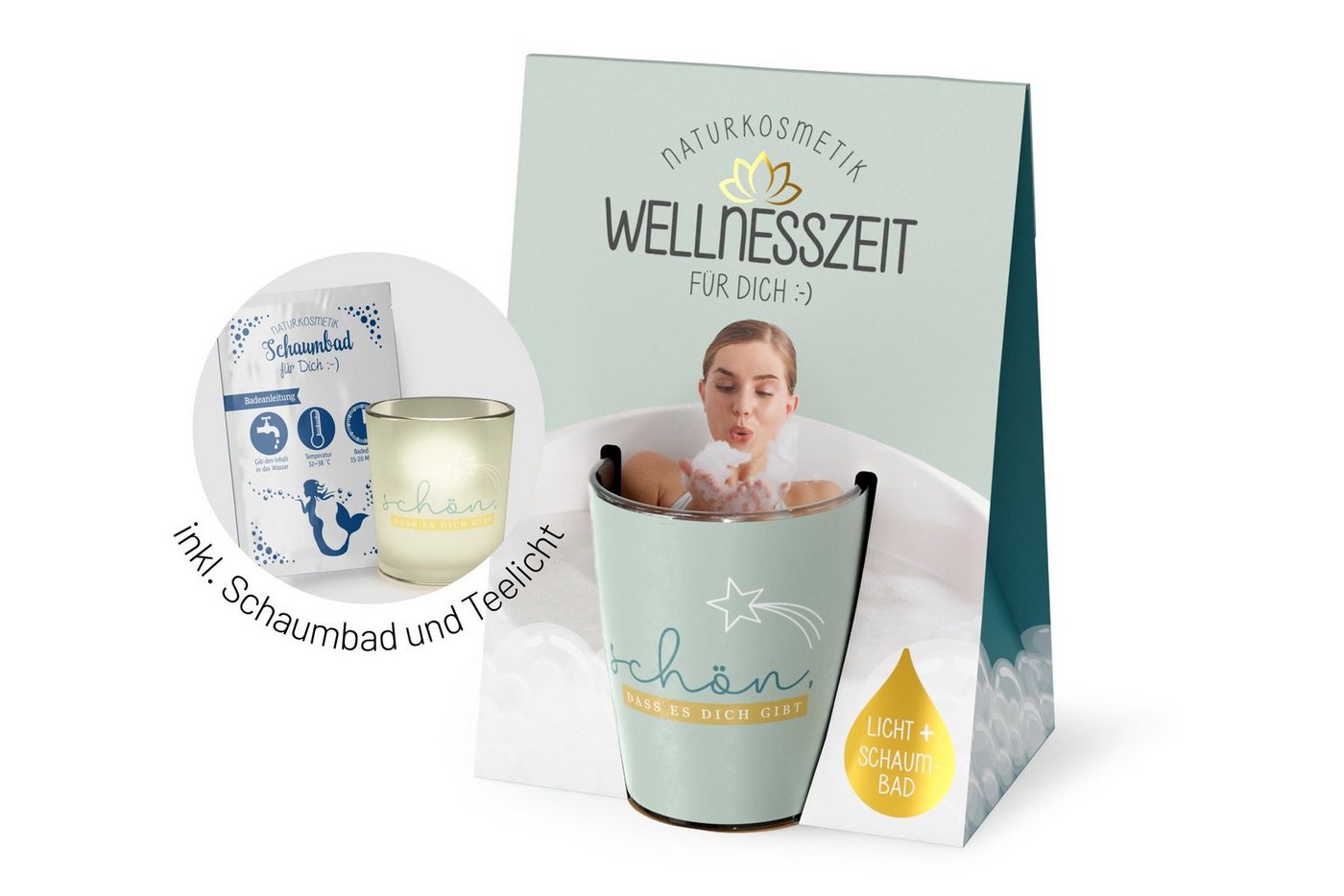 La Vida Windlicht Schaumbad Badezusatz Windlicht Wellnesszeit 40 ml Auswahl la vida von La Vida