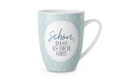 LaVida Becher für Dich 250 ml, Schön dass es Dich gibt, Anker, maritim von La Vida