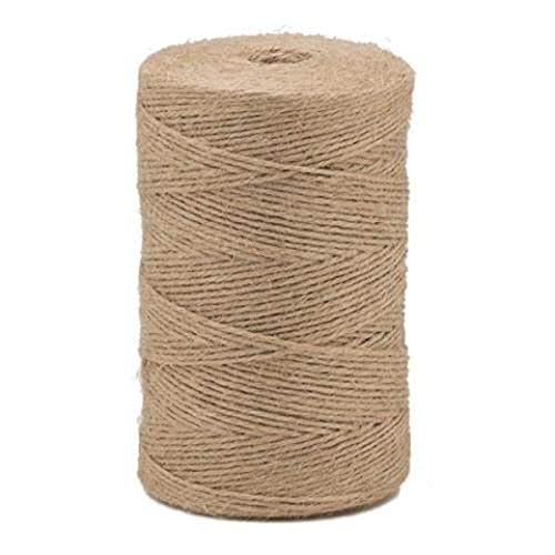 Die cordeline Roll Jute Roll 500 g Schnur Jute Ø 2 mm, ± 400 m, natur, 9, 5 x 15, 5 cm von La cordeline