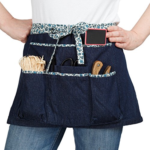 La Cordeline kurze Gärtnerschürze Jeansblau Liberty 64 x 0,5 x 34 cm TJC1BJL von La cordeline