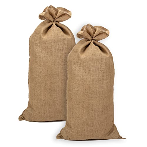 La cordeline 2 Säcke Jute, Natur, 35 x 85 cm, 15 kg Jutebeutel von La cordeline