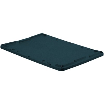 Deckel für LB/DB+M33 Drehstapelbehälter 65 l,schwarz von La-ka-pe