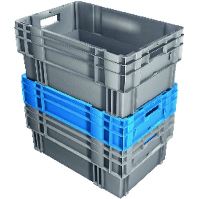 Drehstapelbehälter DTK 600 x 400 x 320mm blau von La-ka-pe