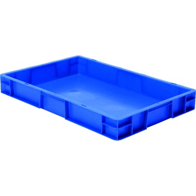 Transport-Stapelkasten TK600/75-0, grau von La-ka-pe