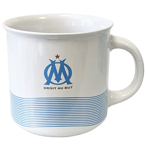 Olympique de Marseille Kaffeetasse aus Keramik, offizielles Lizenzprodukt von La plume dorée