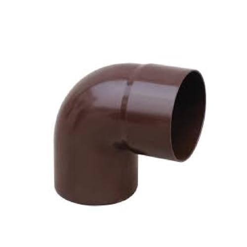 Bogen für Regenrohr aus PVC, braun, Ø 80 Bogen für Regenrohr aus PVC, braun, Ø 80 von La zappa