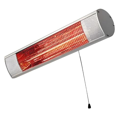 La zappa Halogen Wandheizstrahler mit Beschichtung und Reflektoren aus Aluminium und Frontschutzgitter La zappa Halogen Wandheizstrahler mit Beschichtung und Reflektoren aus Aluminium und Frontschutzgitter von La zappa