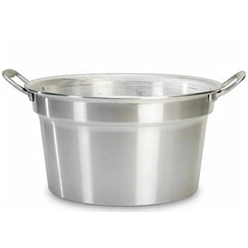 La zappa Kochtopf aus Aluminium mit Griffen und luftdichtem Deckel (5 Liter, Topf) von La zappa