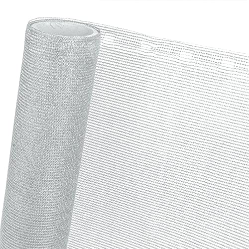 La zappa Schattennetz für Zäune und Abdeckungen aus weißem Stoff, 90 % deckend von La zappa