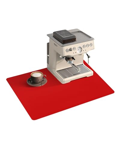 LaBLUUX Kaffeematte für Theke, Rot, 71,1 x 45,7 cm, FallLBX2503, Polyurethan LaBLUUX Kaffeematte für Theke, Rot, 71,1 x 45,7 cm, FallLBX2503, Polyurethan von LaBLUUX