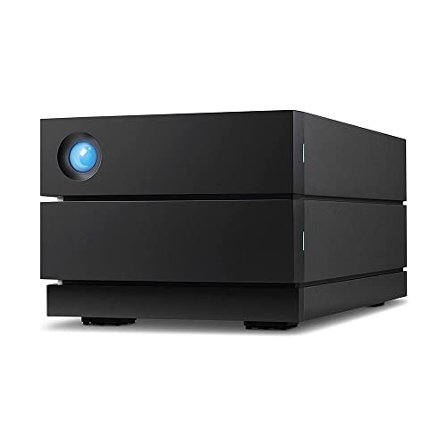 LaCie 2big RAID USB-C, Enterprise HDD 8TB externe Festplatte, 3.5 Zoll, RAID 1, 2, USB-C, PC & Mac, inkl. Data Rescue Service, Modellnr.: STHJ8000800 von LaCie