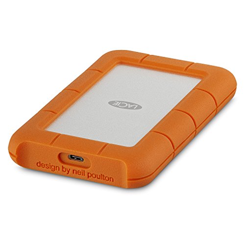 LaCie Rugged Mini 1 TB - usb-C Externe tragbare Festplatte von LaCie
