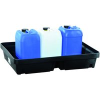 LaCont Auffangwanne aus Polyethylen, HxBxT 155 x 800 x 600 mm, Auffangvolumen 40 l, ohne Stellebene von LaCont