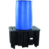 LaCont Auffangwanne aus Polyethylen, HxBxT 600 x 1000 x 680 mm, Auffangvolumen 225 l, mit Polyethylen-Lochplatte von LaCont