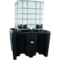 LaCont Auffangwannen aus Polyethylen PE-KT-1 für IBC, HxBxT 1000 x 1450 x 1450 mm, ohne Polyethylen-Lochplatte von LaCont